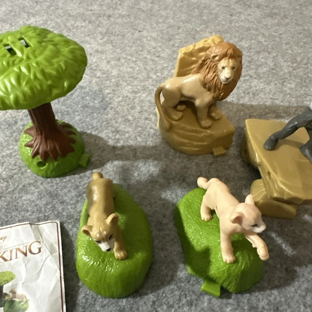 McDonald's Live Action Lion‎ King 2019 complete set of 10 pieces Cake Toppers